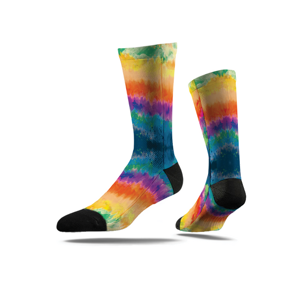 Premium Tie Dye Crew Socks